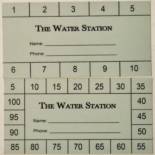 Alkaline Water Cards