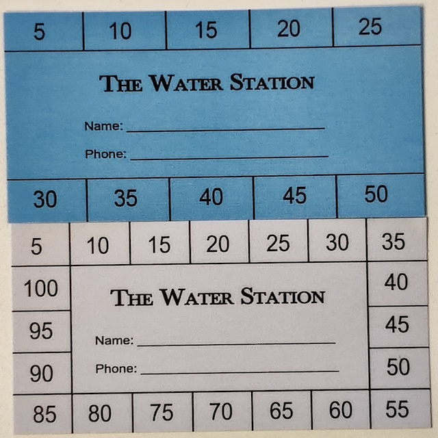 Purified Water Cards
